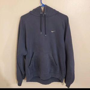 Vintage 90s y2k womens Nike Hoodie L blue usa